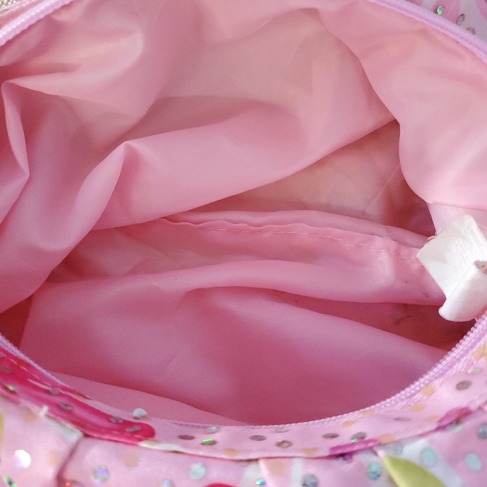 Pink Floral Sequin Bag - Picture 5 of 8
